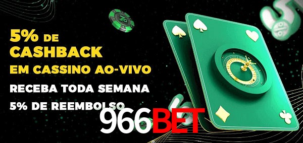 Promoções do cassino ao Vivo 966Bet